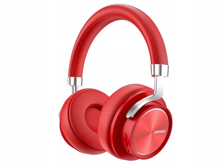 LENOVO Słuchawki nauszne Bluetooth HD800 Czerwone